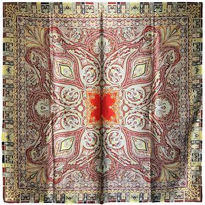 NWT Genuine 100% Mulberry Silk Satin Scarf 52"x52" Large Square Shawl 5116